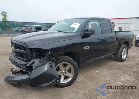 2018 Ram 1500 Express 4X4 6'4 Box from USA, damaged, VIN 1C6RR7FG7JS167415